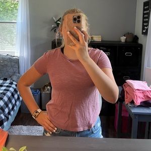 Purple American eagle top